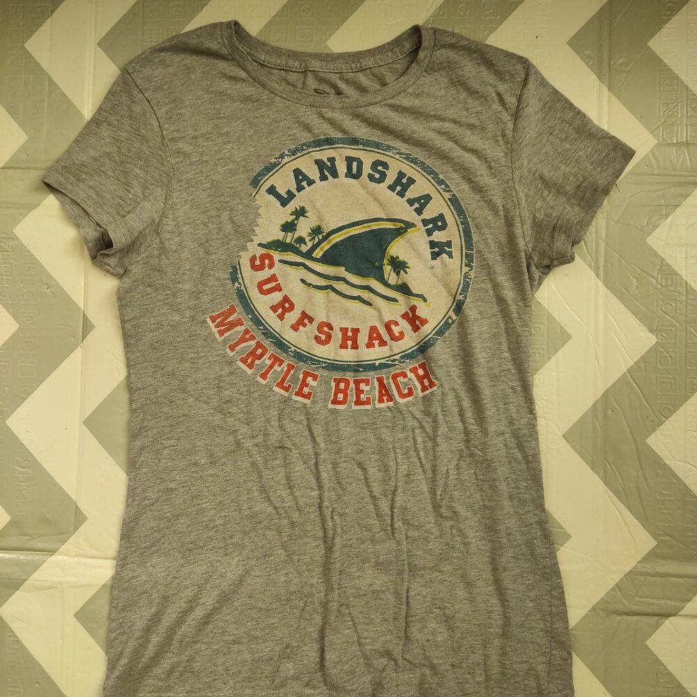 Landshark Surf Shack Bar & Grill Myrtle Beach SC T-Shirt Tee Size XXL
